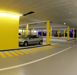Vloerafwerking in parkeergarages